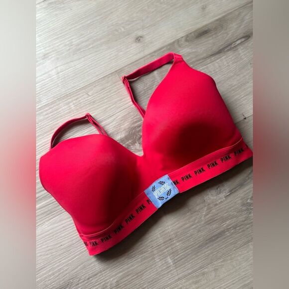 PINK Victoria’s Secret Lightly Lined Wireless Bra Size 34D - Picture 3 of 8